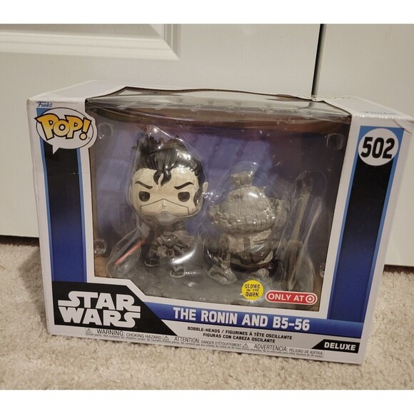 Funko Pop #502 Star Wars Visions The Ronin and B5-56 Glow in the Dark Target - Picture 1 of 12